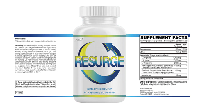 Resurge-review-supplement-facts